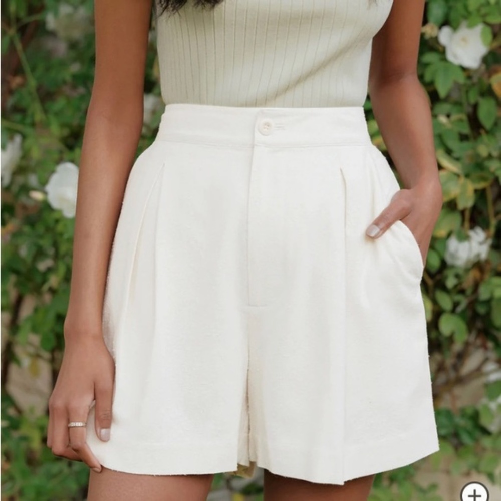 Jenni Kayne - Pleated Short in Ivory (never worn!)